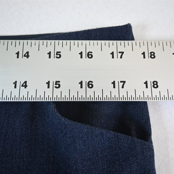 Express 14 Dark Blue Editor Slim Ankle Dress Womens Pants - Picture 2 of 9